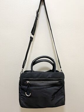 PARFOIS TRIPLE COMPARTMENT NYLON SATCHEL / CROSSBODY BAG / TRAVEL BAG